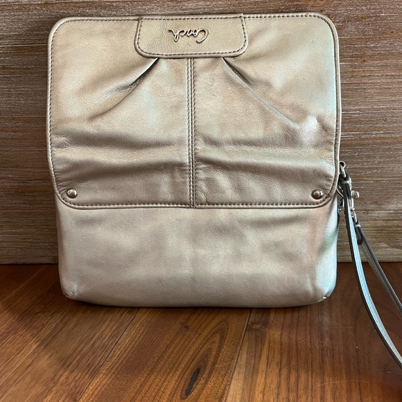 Soft Leather Coach Wristlet - Picture 8 of 13